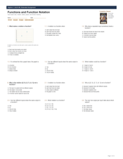 Functions and Function Notation extended preview
