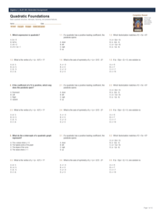 Quadratic Foundations extended preview