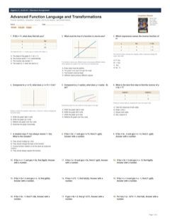 Advanced Function Language and Transformations standard preview
