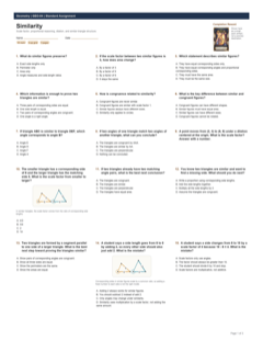 Similarity standard preview