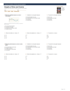 Graphs of Sine and Cosine extended preview